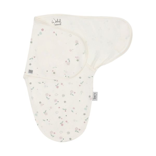 Witlof For Kids Vintage Flowers Slaapzak Wrapper - 0-3 Maanden
