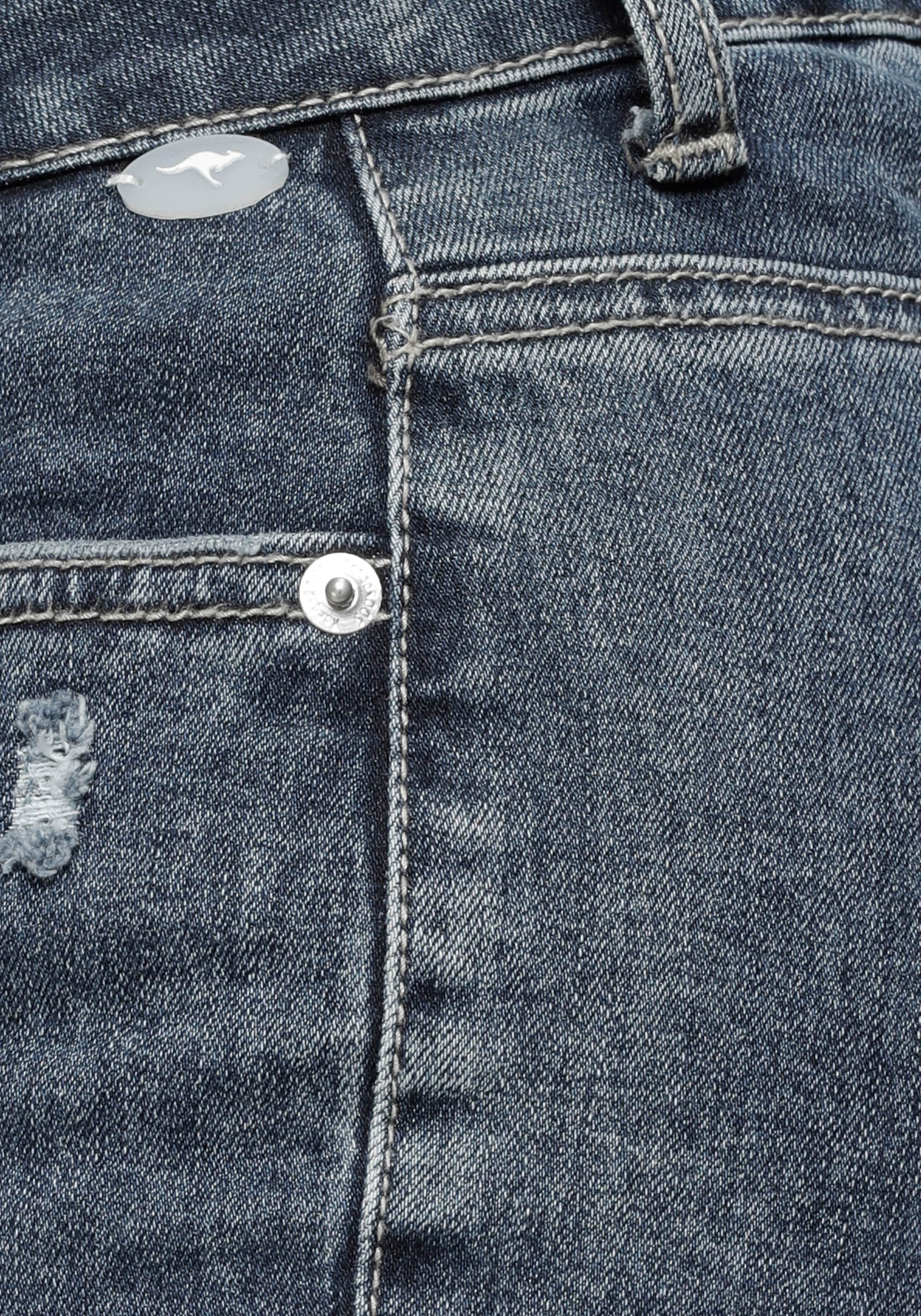 KangaROOS Jeansshorts , kurze Hose,  mit Destroyed-Effekten,  niedrige Leibhöhe