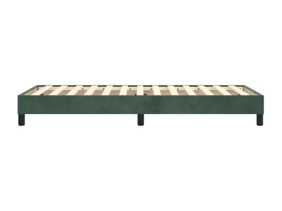 Sommier à lattes de lit Vert foncé 80x200 cm Velours