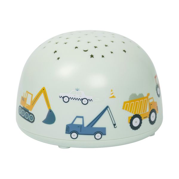 A Little Lovely Company Projector Lamp - Vehicles - Lichtblauw