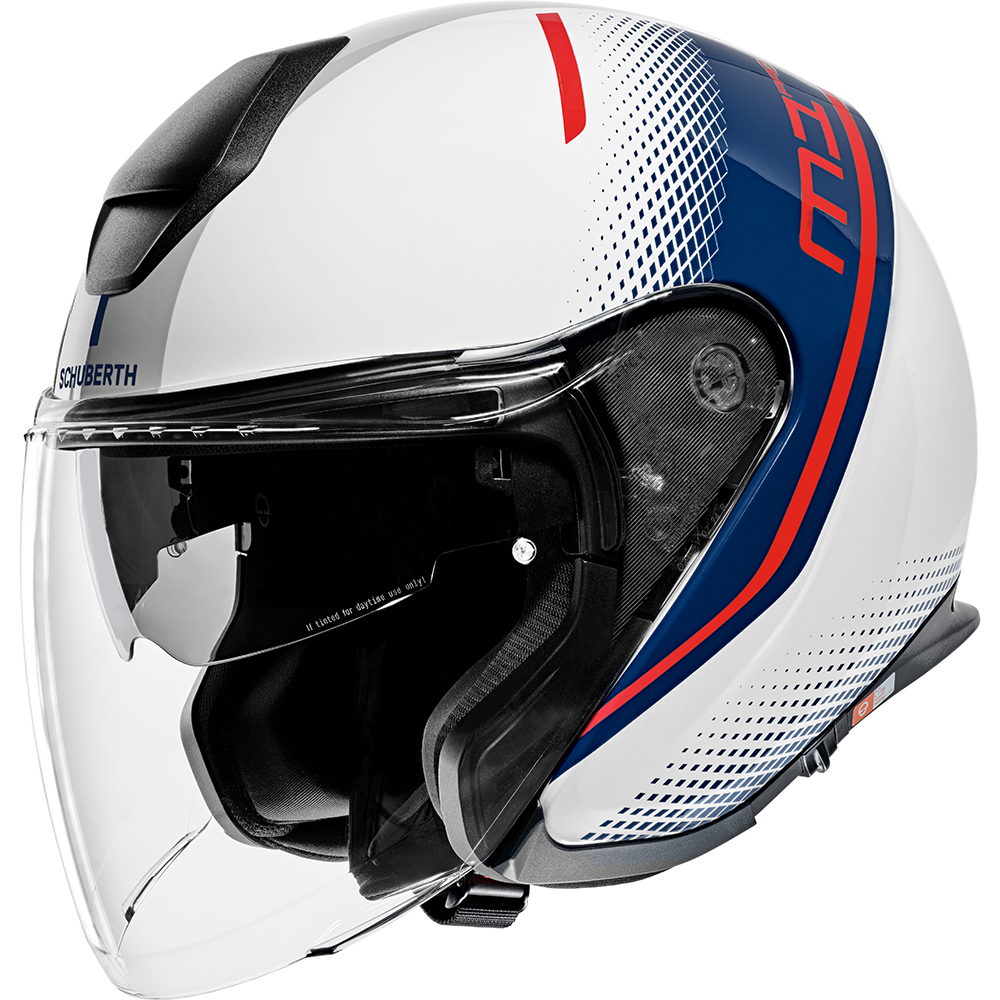 Schuberth - Casque M1 Pro Mercury Blanc / Bleu / Rouge