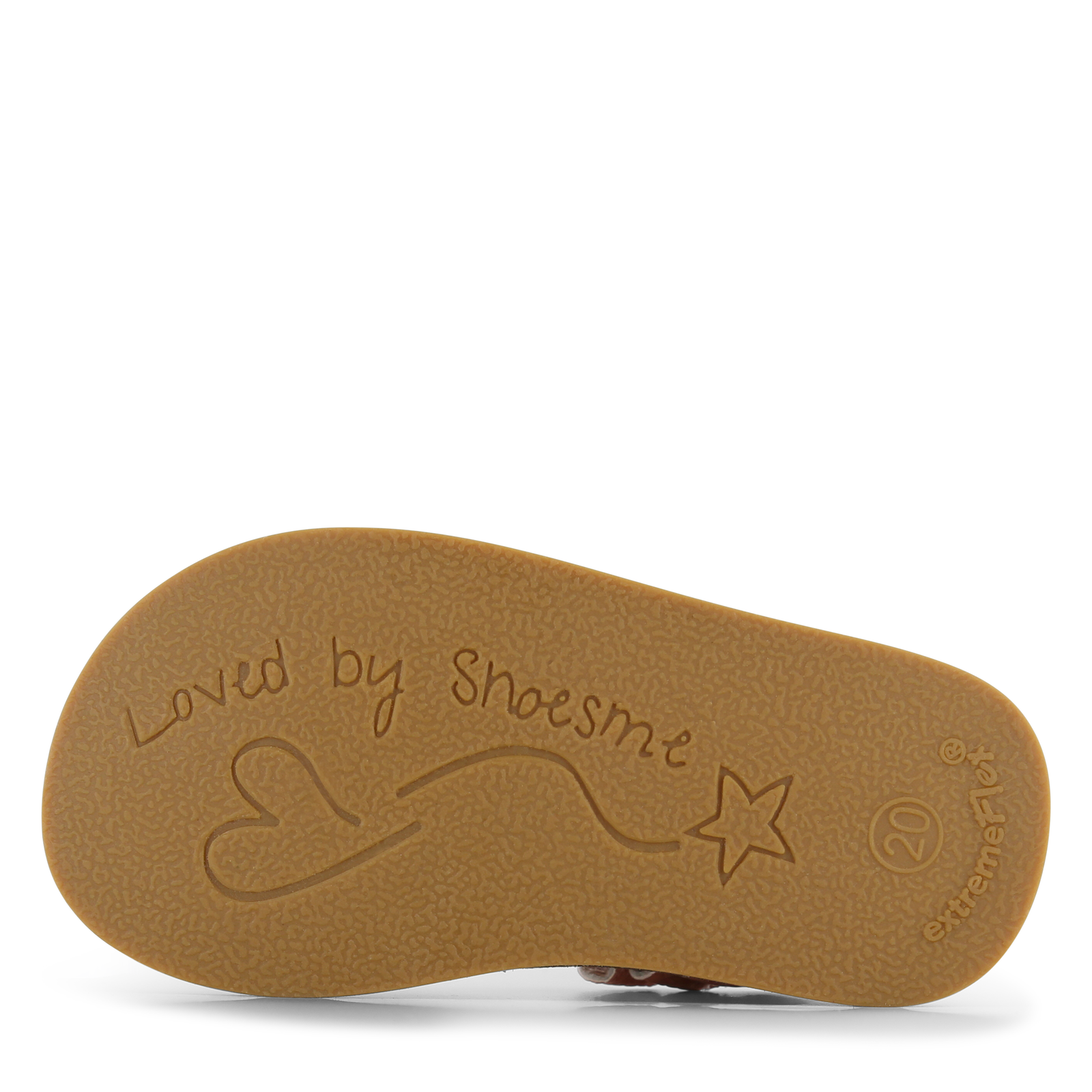 Shoesme rosa gemusterte Sandale