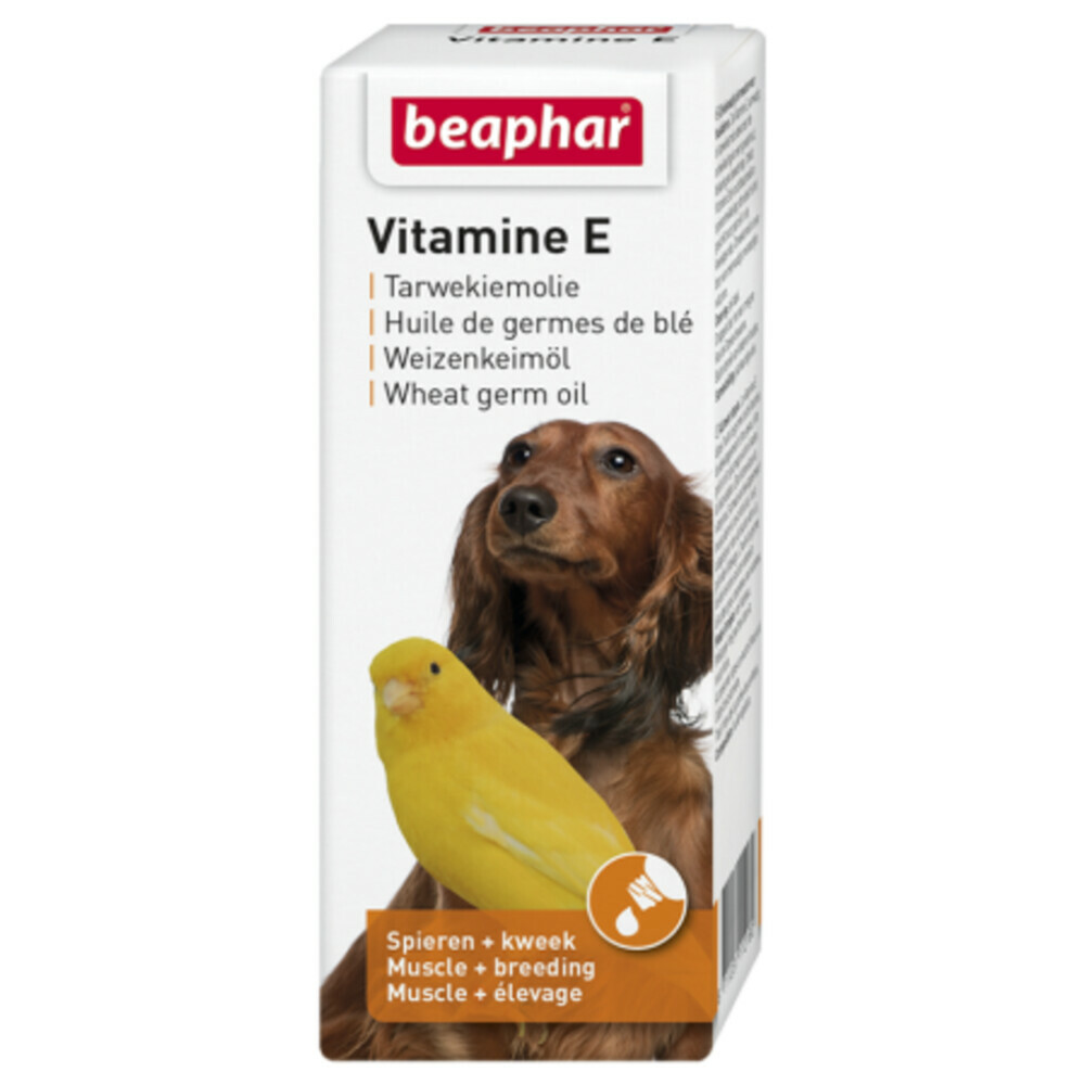 3x Beaphar Vitamine E Tarwekiemolie100 ml