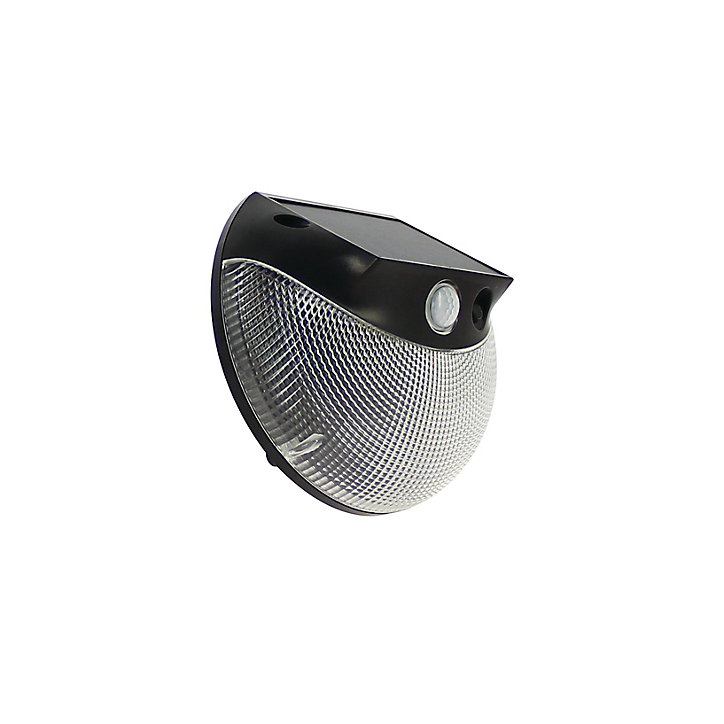 Applique murale murale LED solaire Xanlite IP44 200lm Blanc froid Noir