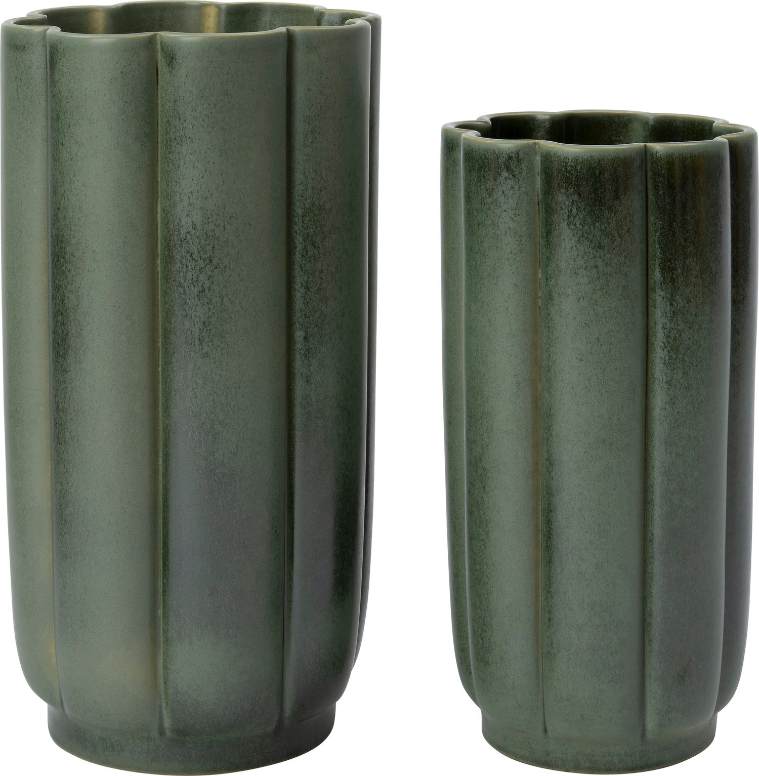 Intratuin bloempot Sterre groen D 16 H 30 cm