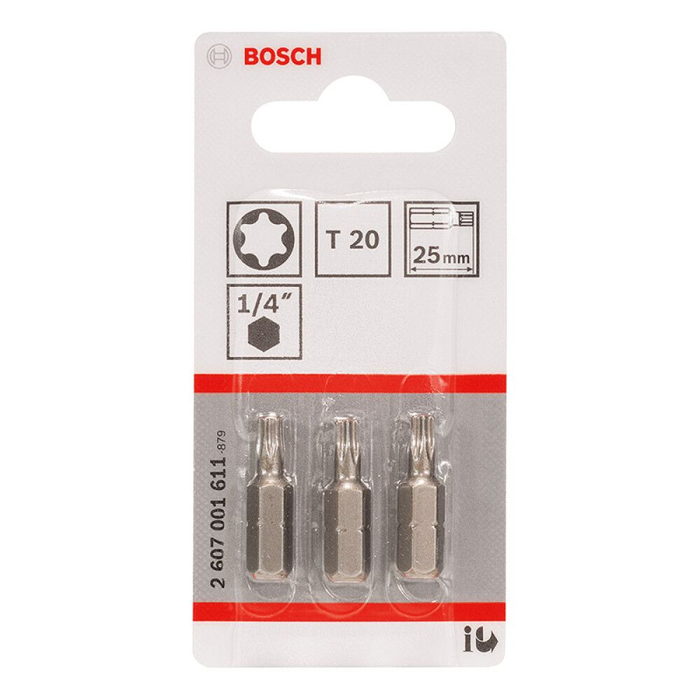 BITS BOSCH T20 25MM 3STK