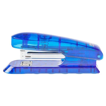 Idena Heftgerät für bis 25 Blatt und Heftklammergröße 24/6, transluzent-blau