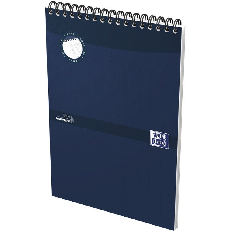 Bloc task manager oxford endosse 148x210 140pages bleu marine