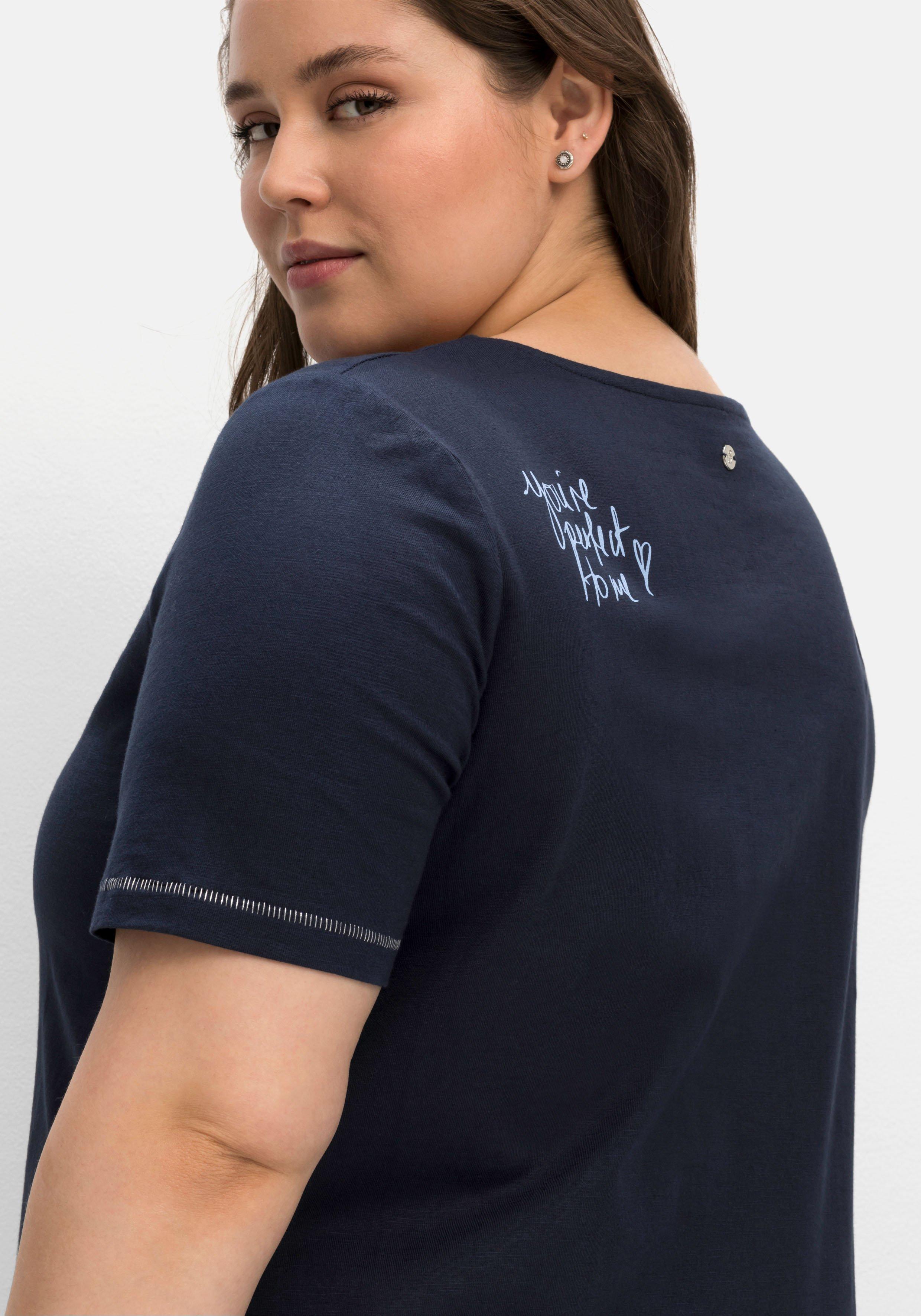 Shirt mit Print hinten auf der Schulter