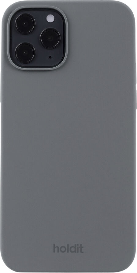 HoldIt Silicone Case iPhone 12/12 Pro Mørkegrå