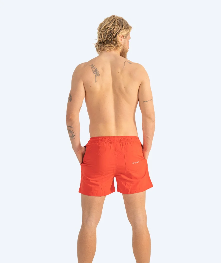 Watery badeshorts til mænd - Signature Eco - Rød