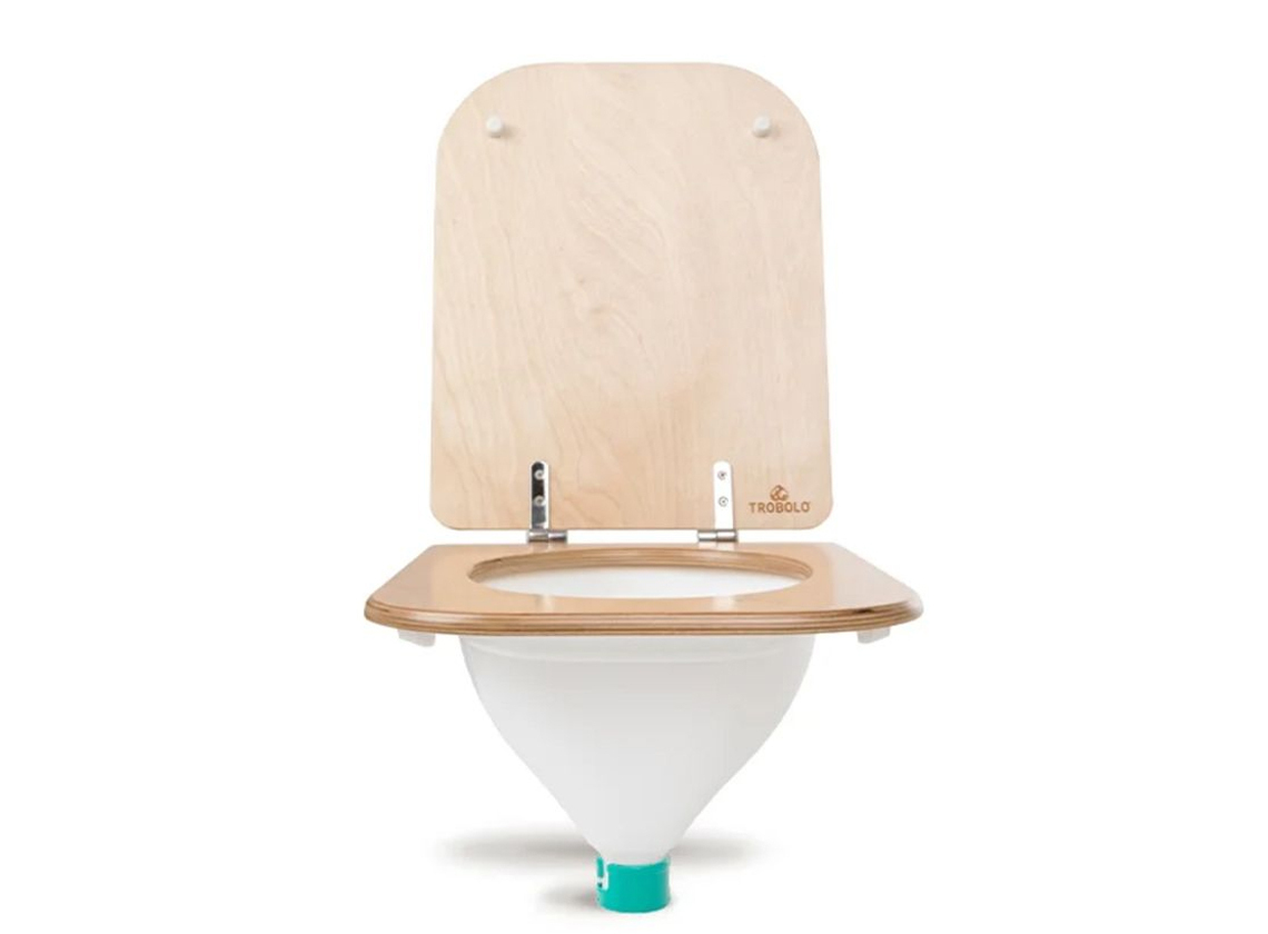 TROBOLO ombouwset naar droogtoilet - white
