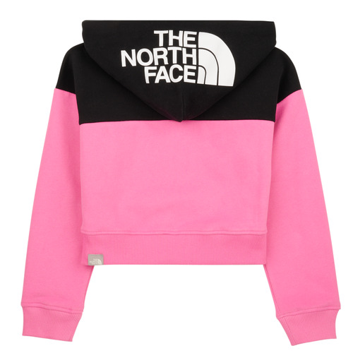 The North Face - GIRLS DREW PEAK CROP P/O HOODIE - Rose / Noir