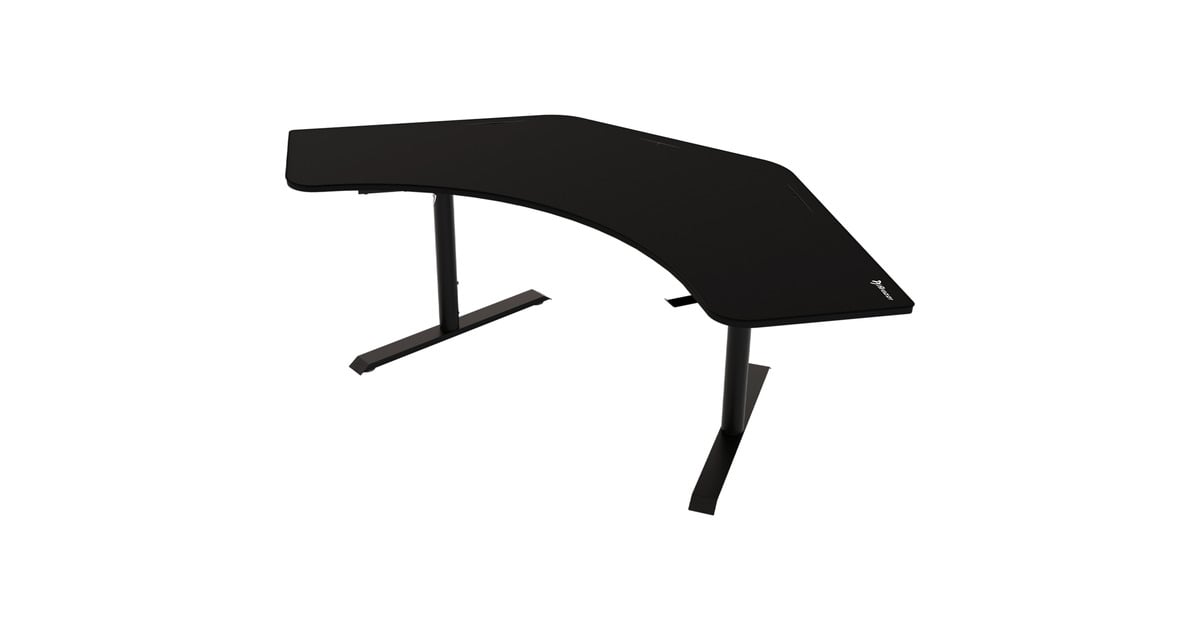 ArozziArena Angelo - Pure Black gaming desk  (Zwart)
