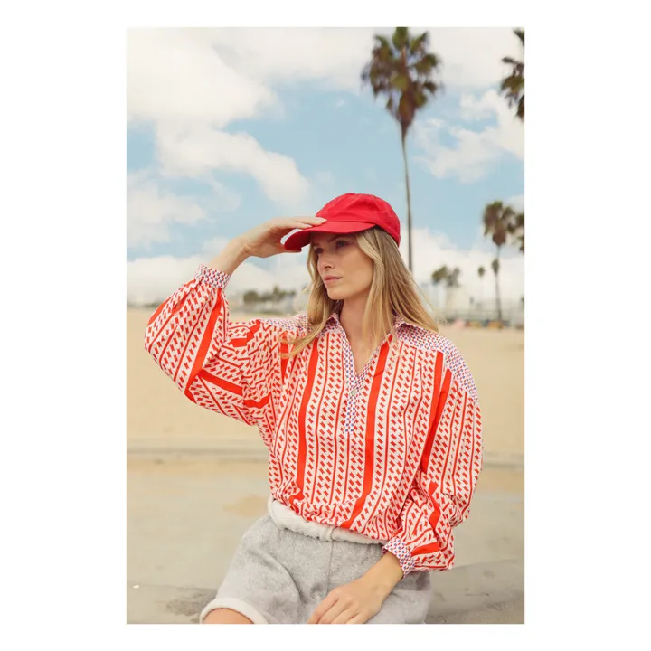 Paolina Blouse David Bowie Rouge | Rouge