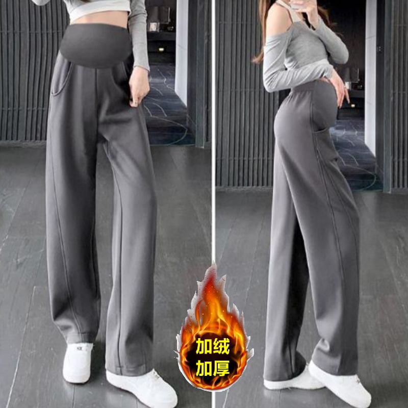 NOA - Zwangerschapsbroek met hoge taille en wijde pijpen