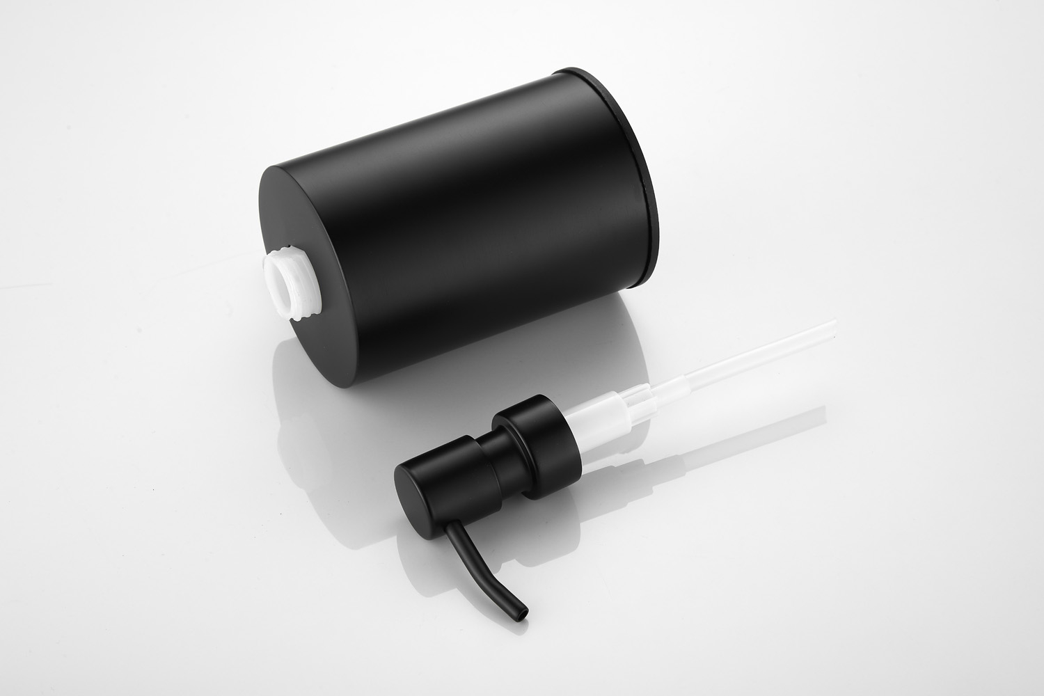 Saniclear Academy zeepdispenser zwart mat