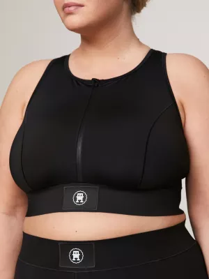 Sutiã esportivo Curve Sport com zíper e suporte médio
