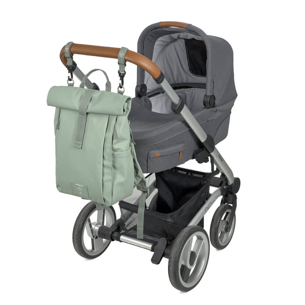 GRE Rolltop Up Backpack silver green