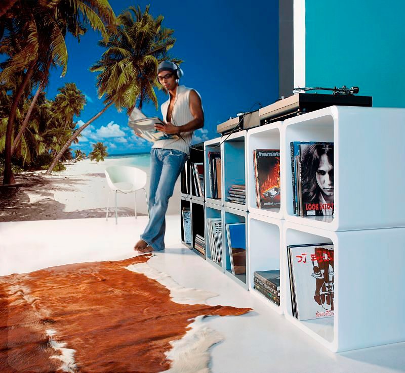 Komar Fototapete »Maldives - Grösse 368 x 254 cm« bedruckt glatt Wohnzimmer, Schlafzimmer
