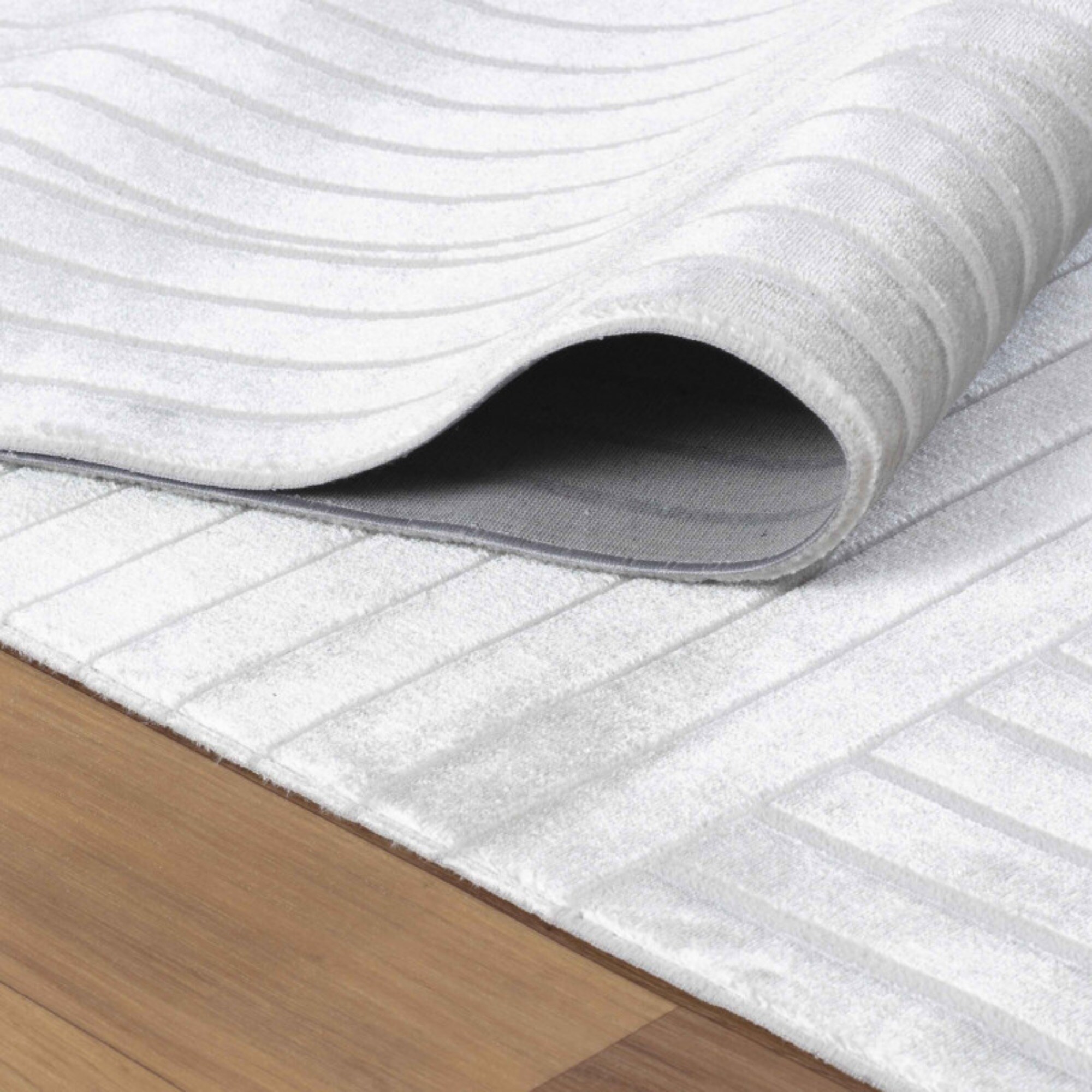 Teppich skandinavische stil, superweich, kurzflor, hoch-tief effekt, Waschbar