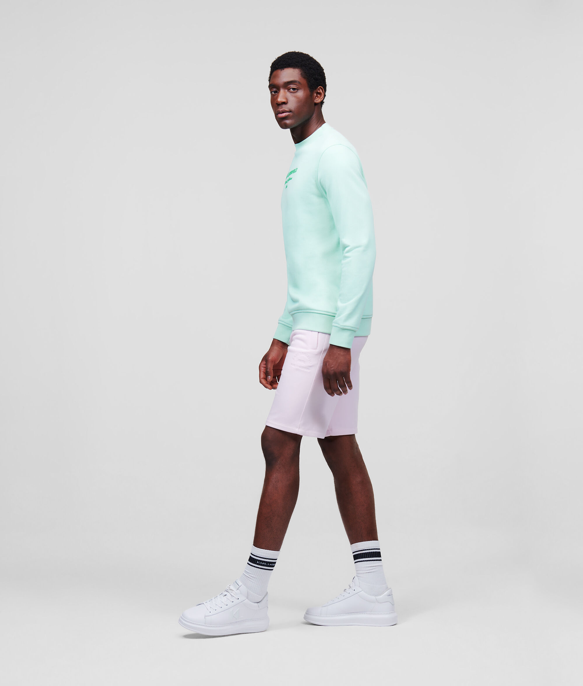 Sweat-shirt à logo ton sur ton