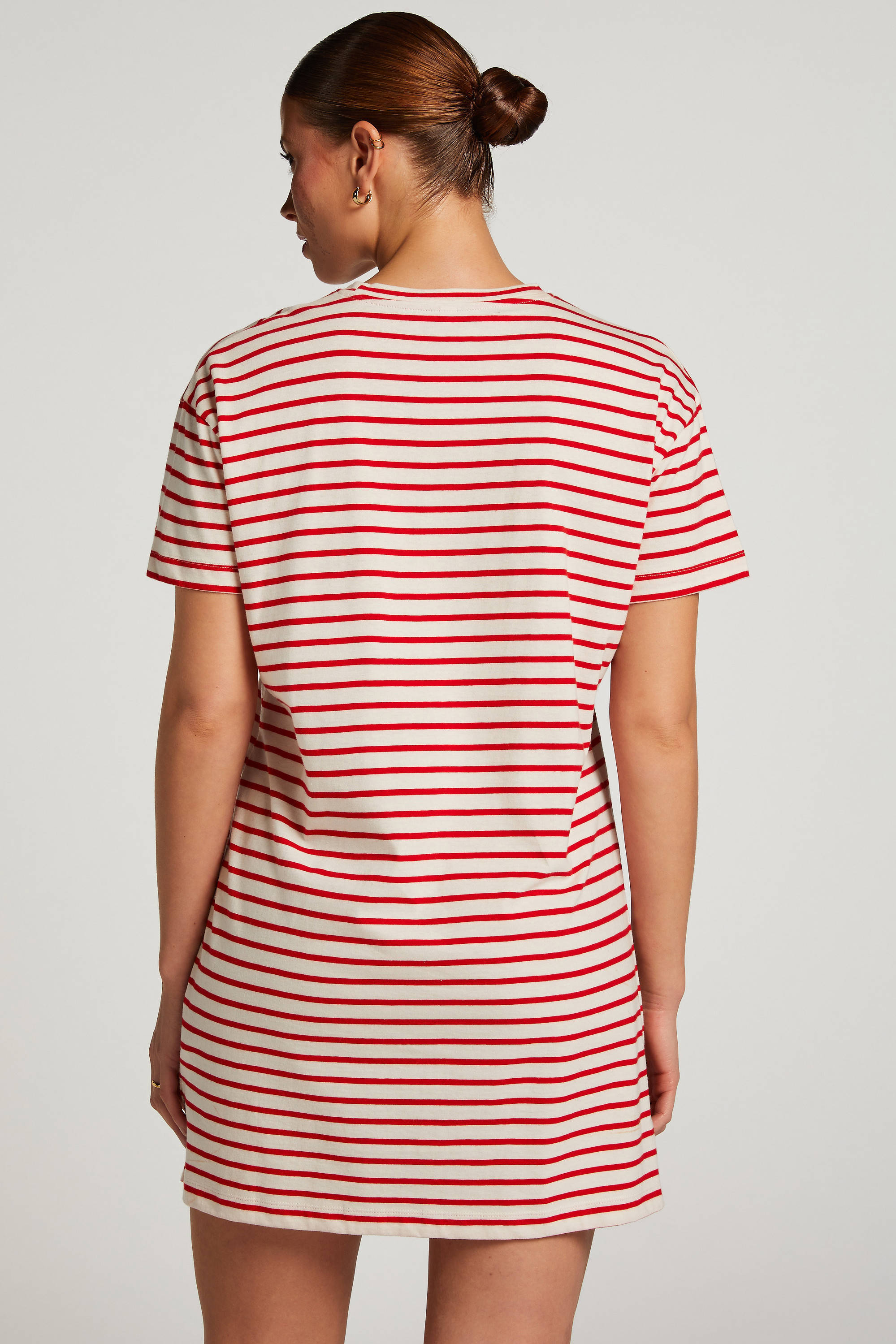 Hunkemöller nachthemd wit/rood