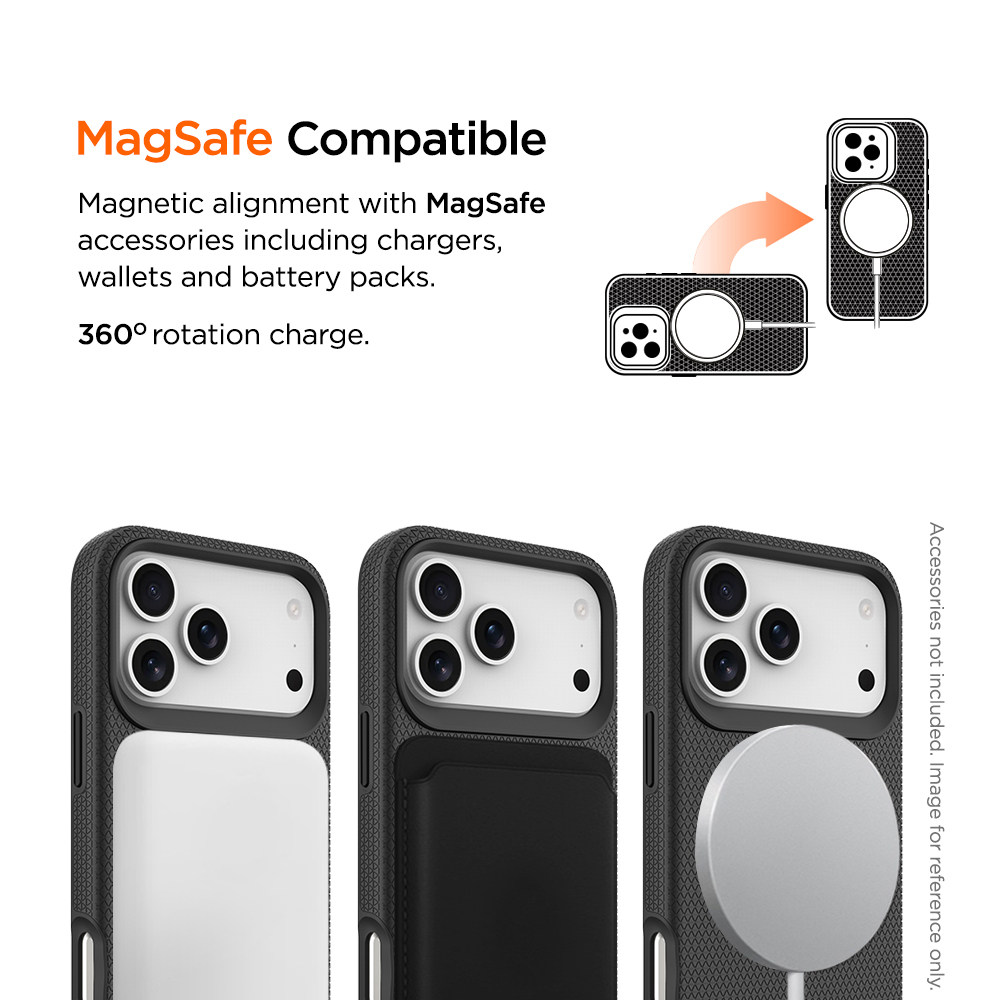 iPhone 17 Pro Max MagSafe North Case Premium Hybrid Schutzhülle (EGCA00903) - Schwarz