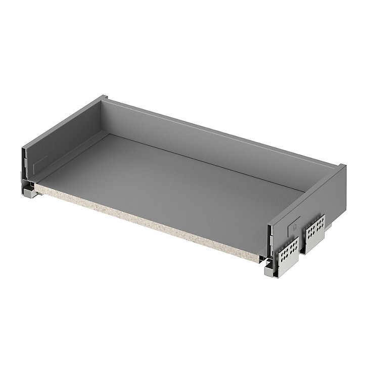 Tiroir de cuisine GoodHome Soto anthracite l. 60 x P. 27 cm