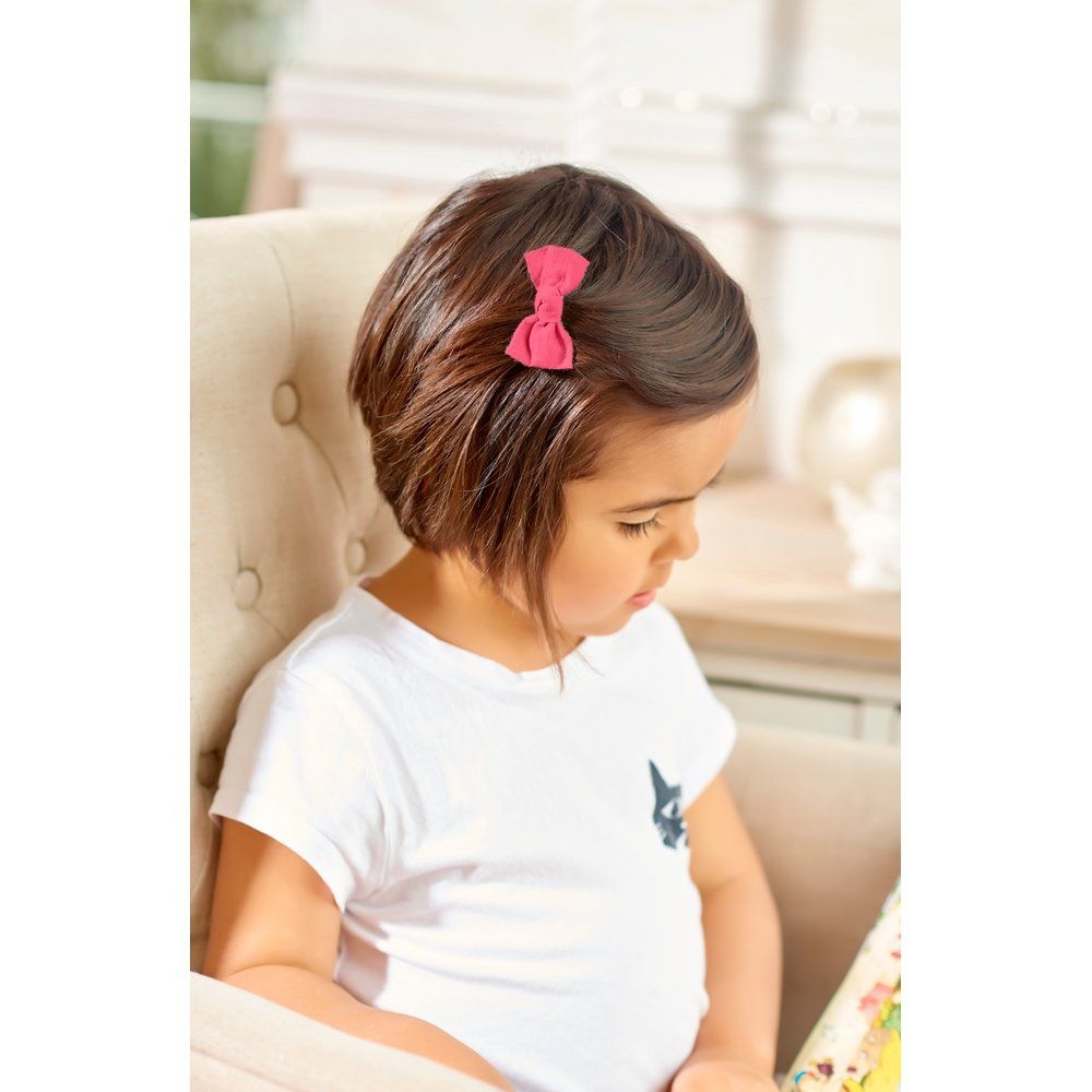Barrette Petit Noeud Corail