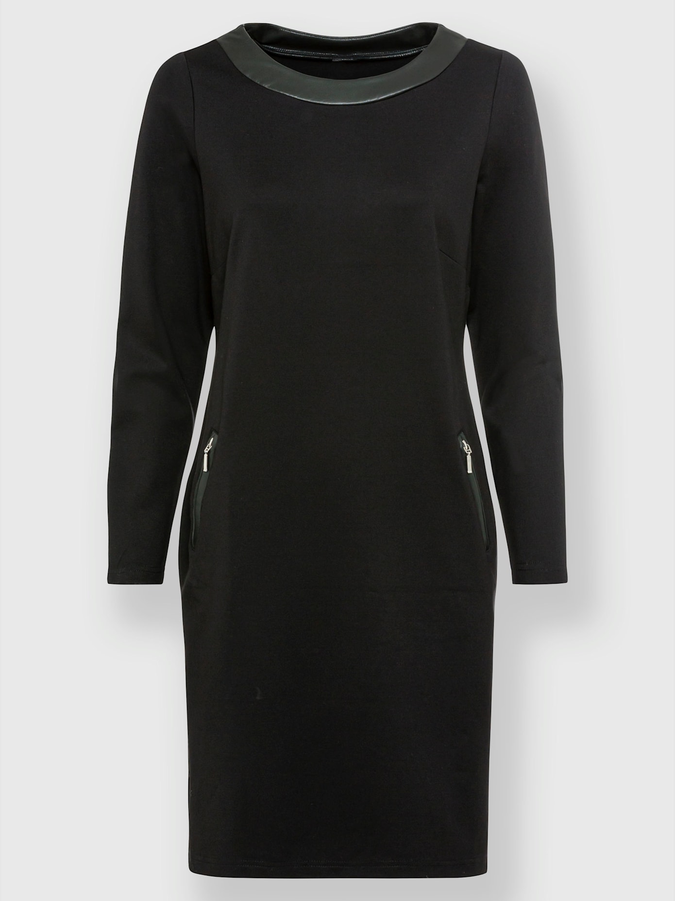 Robe en jersey détails en qualité lisse