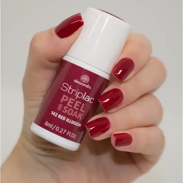 STRIPLAC PEEL OR SOAK RED ILLUSION -VEGAN