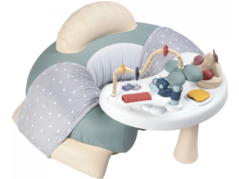 Smoby Baby-Spielsitz Cosy Seat Komfortabler Babysitz mit Activity-Tisch