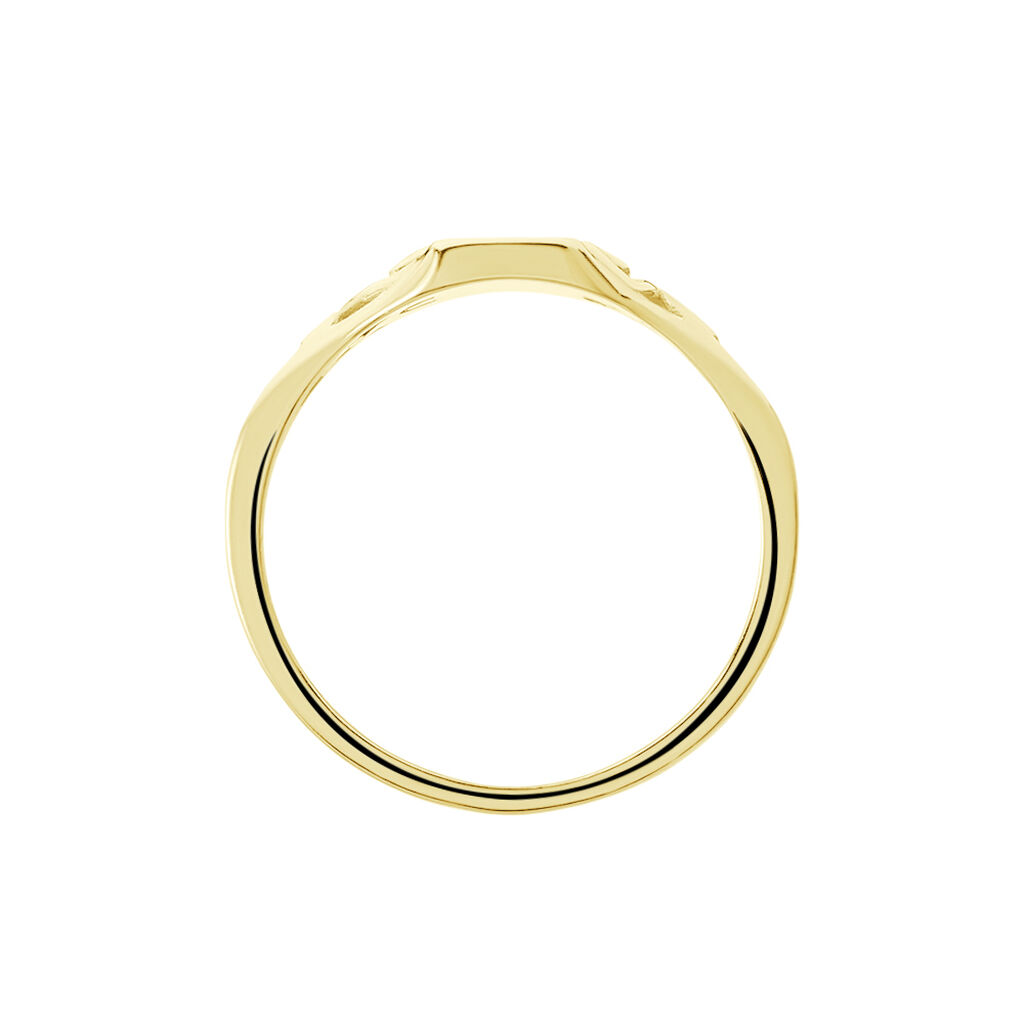 Chevalière Argent Dore Reine