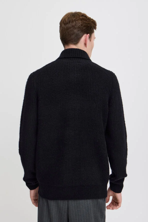 Casual Friday CFKARL knit cardigan Black beauty