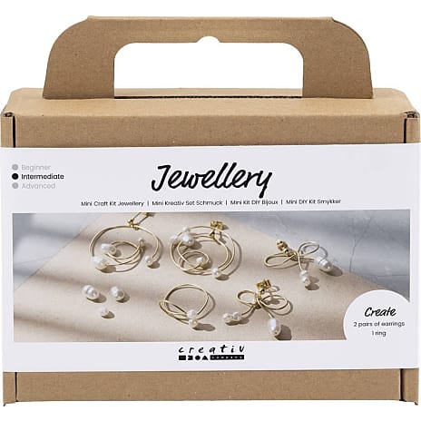 Creotime Mini DIY kit smykker - forgyldt