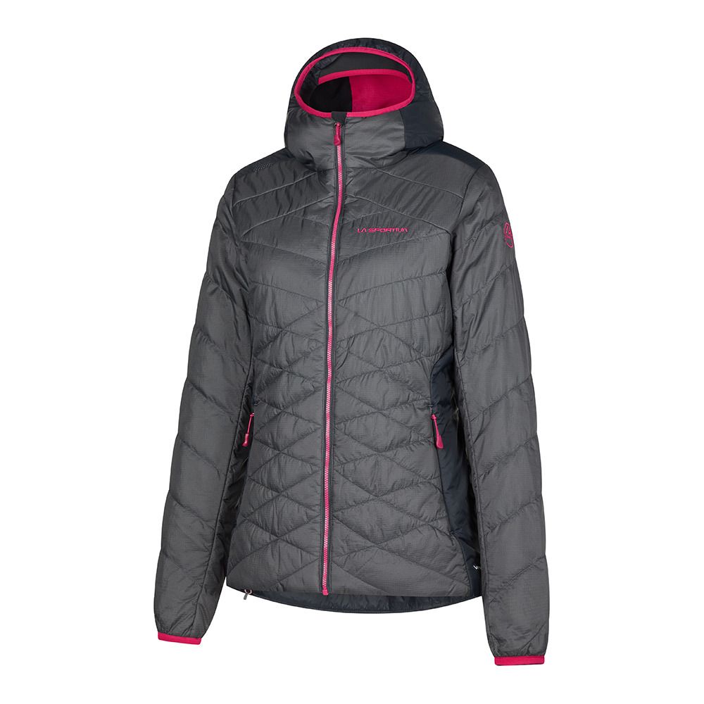 La Sportiva MYTHIC PRIMALOFT - Veste hybride Femme carbon/cerise