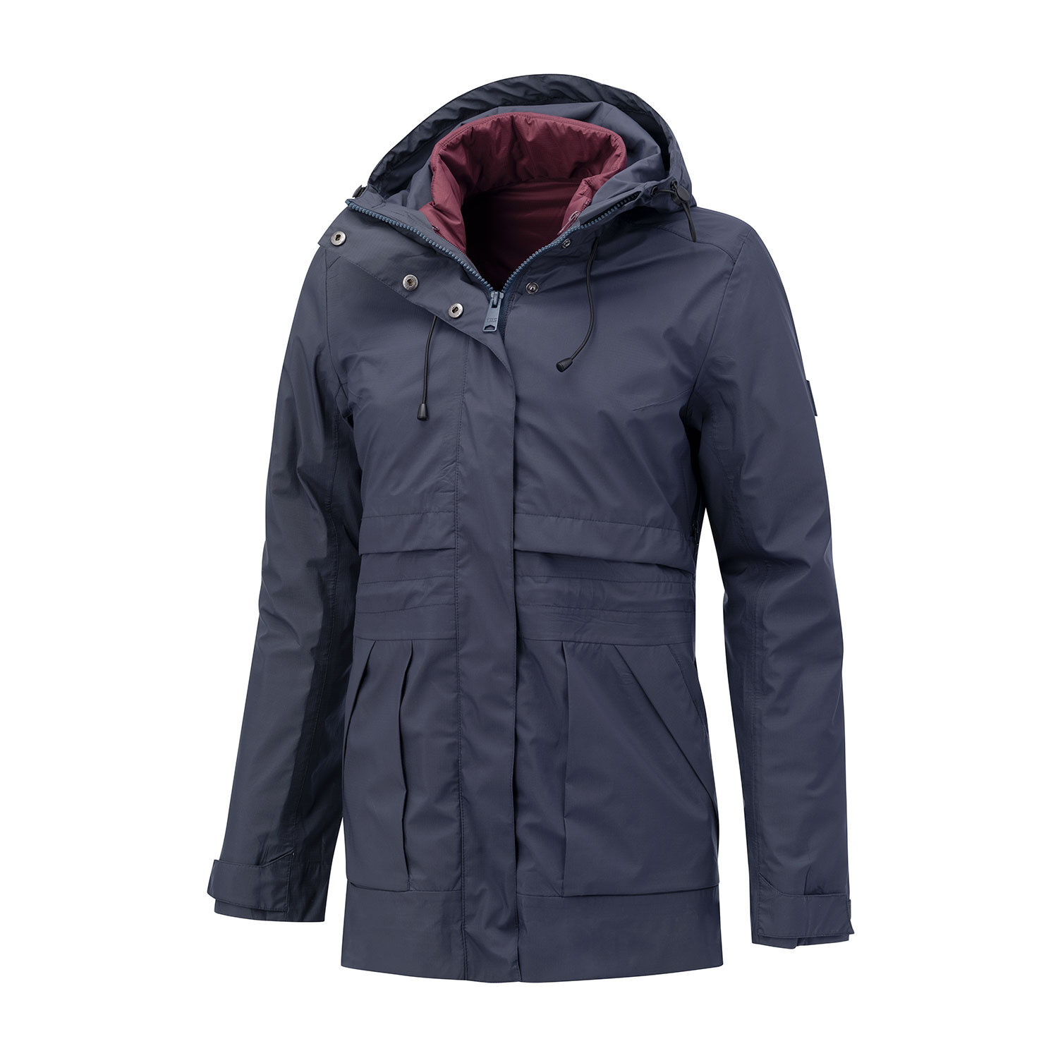 Leicht taillierte Damen Jacke 3 in 1