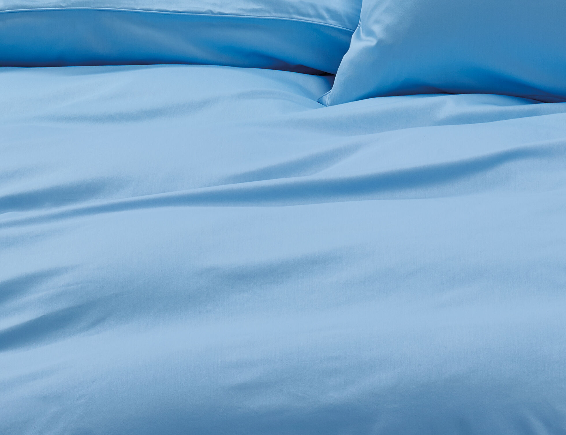 Uni Satin Bettwäsche mit Biese