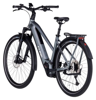 Vélo de Ville Électrique Cube Kathmandu Hybrid Pro 750 Trapeze Shimano Deore 11V 750 Wh 700 mm Gris Flash