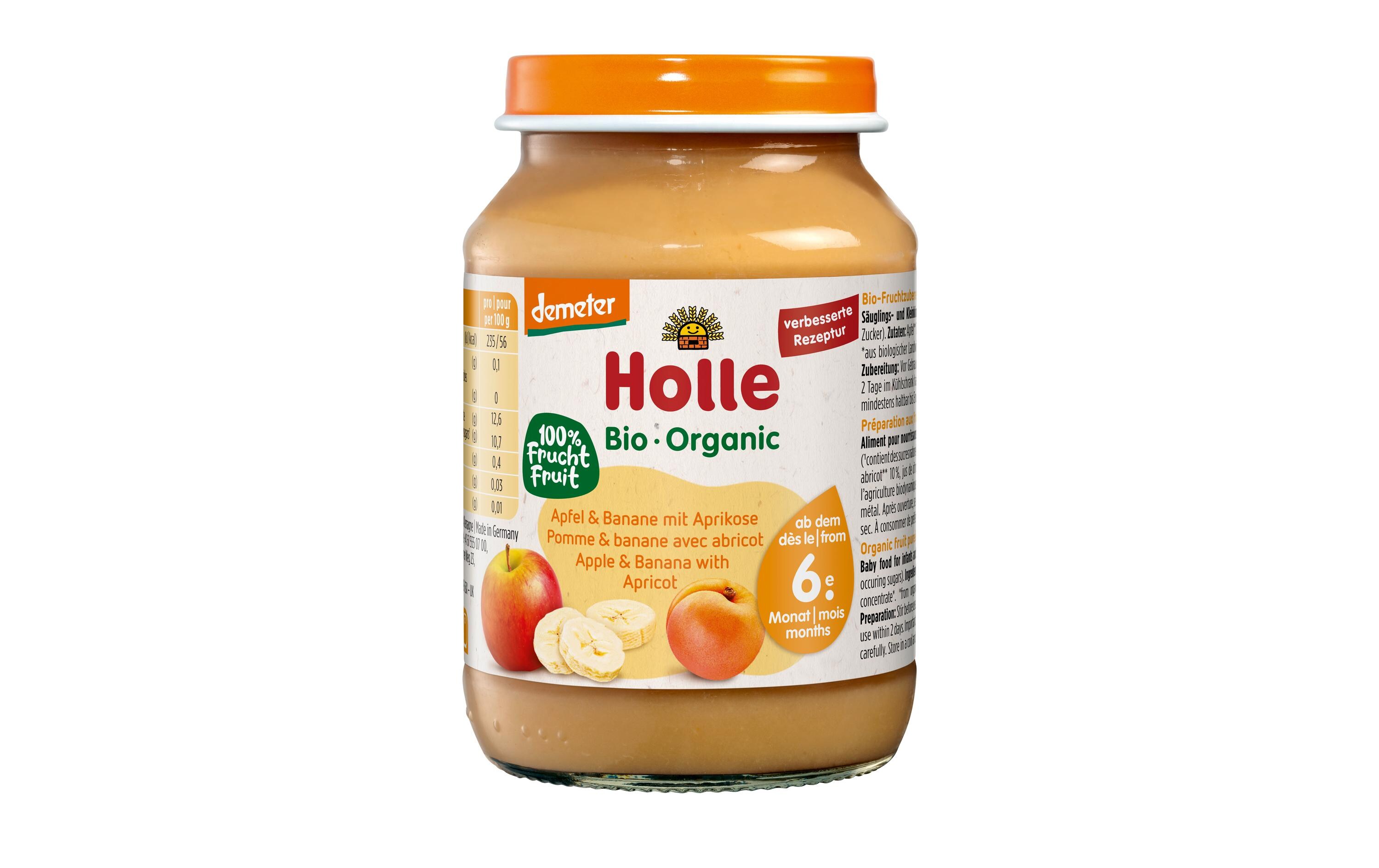 Früchte Apfel & Banane mit Aprikose 190 gBio-Früchtezubereitung