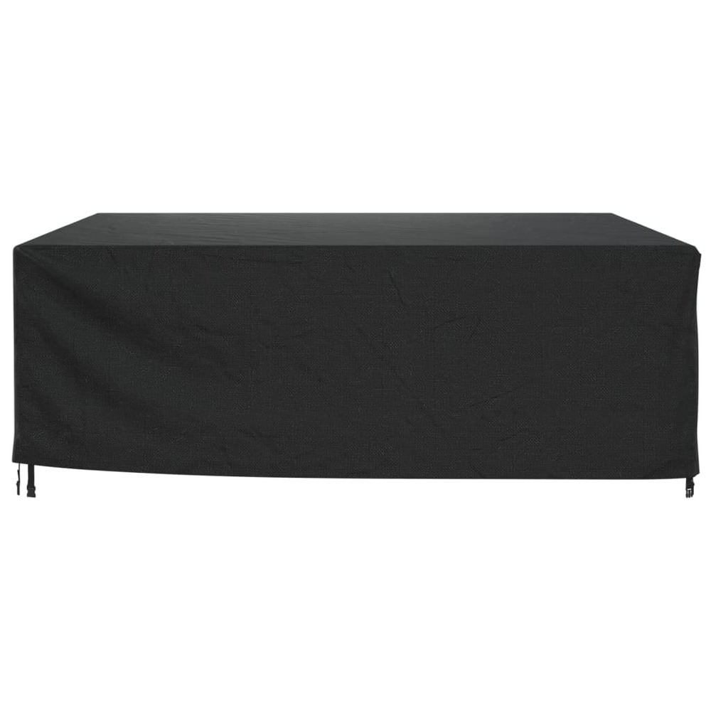 Housse de salon de jardin noir 260x260x90 cm imperméable 420d