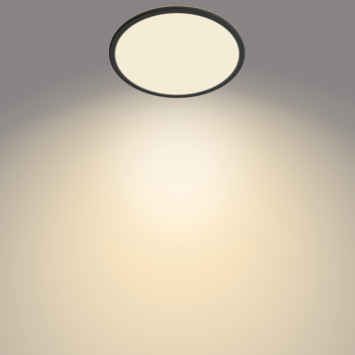 Philips badkamerlamp Superslim sceneswitch 1x18W zwart 2700K