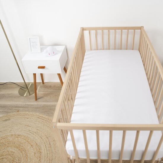 Pack matelas + Alèse + Plan incliné   Blanc        60 x 120 cm   de               P'tit lit
