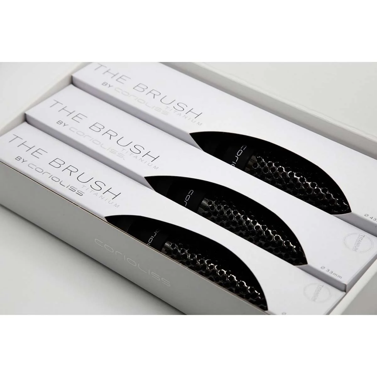 Lot 3 Brosses Titanium 25-33-43mm