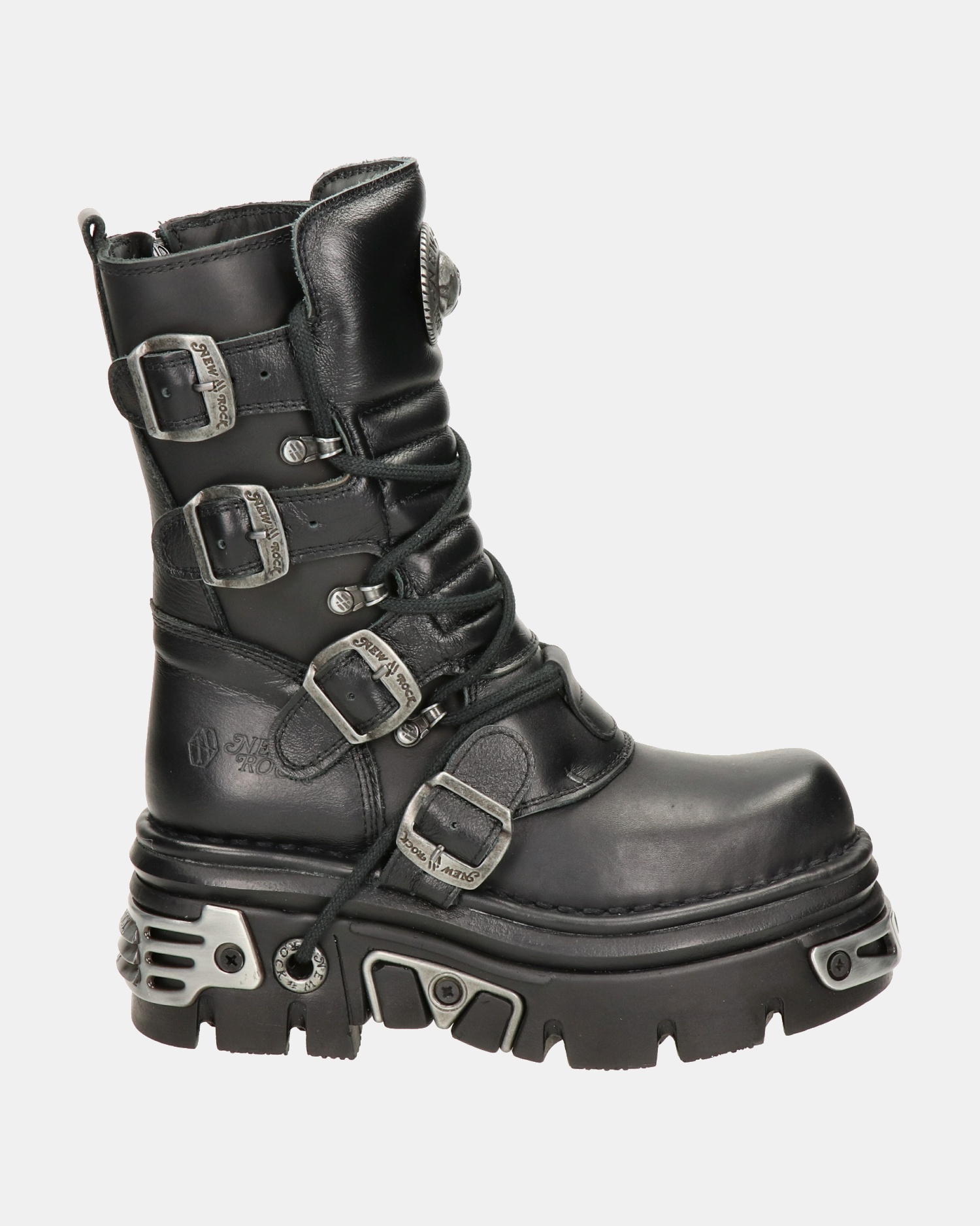 New Rock Veterboots  - zwart