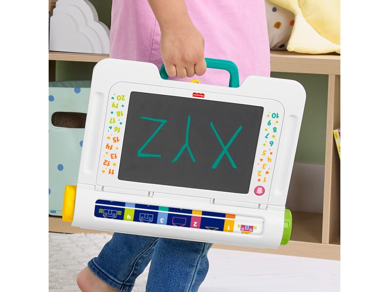 Fisher-Price Doodle Pro Lernstation Lern- und Zeichenbrett mit LCD-Bildschirm für Kinder