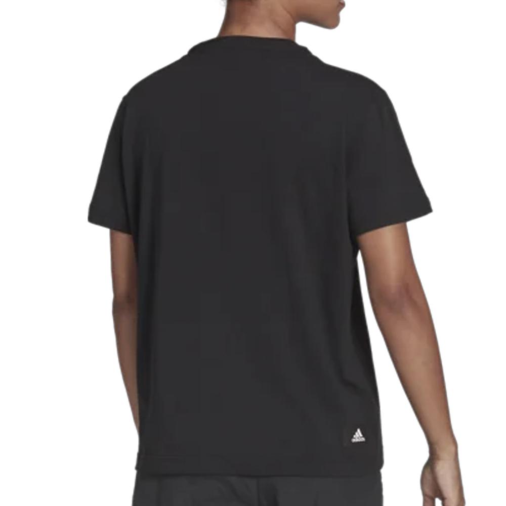 Adidas T-shirt Noir Femme Adidas HE0302
