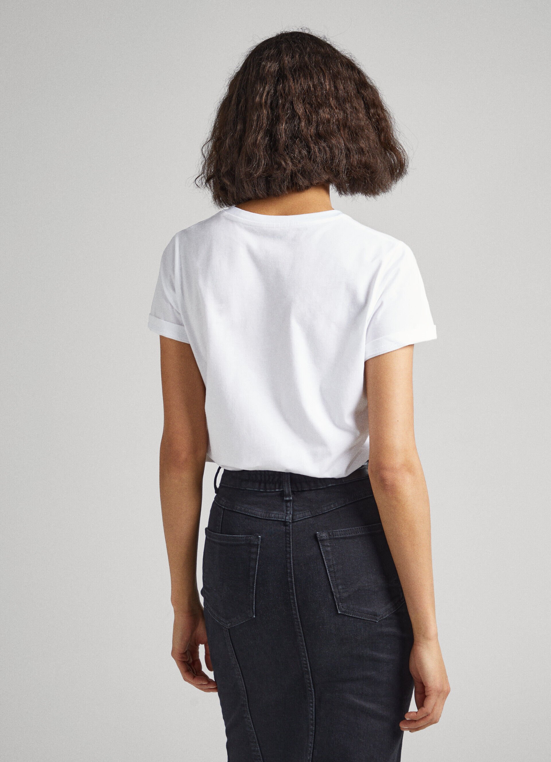 CAMISETA COM ESTAMPA FOTOGRÁFICA - branca