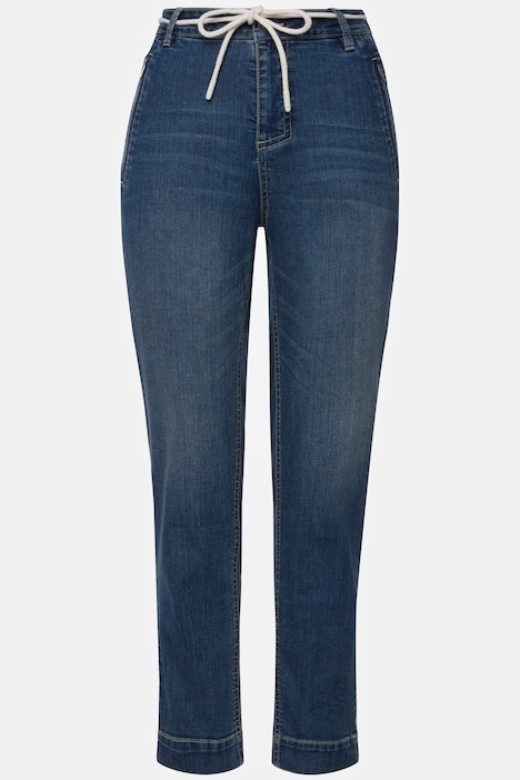 7/8-PushUp Jeans Julia, Wash-Effekte, Zipptaschen